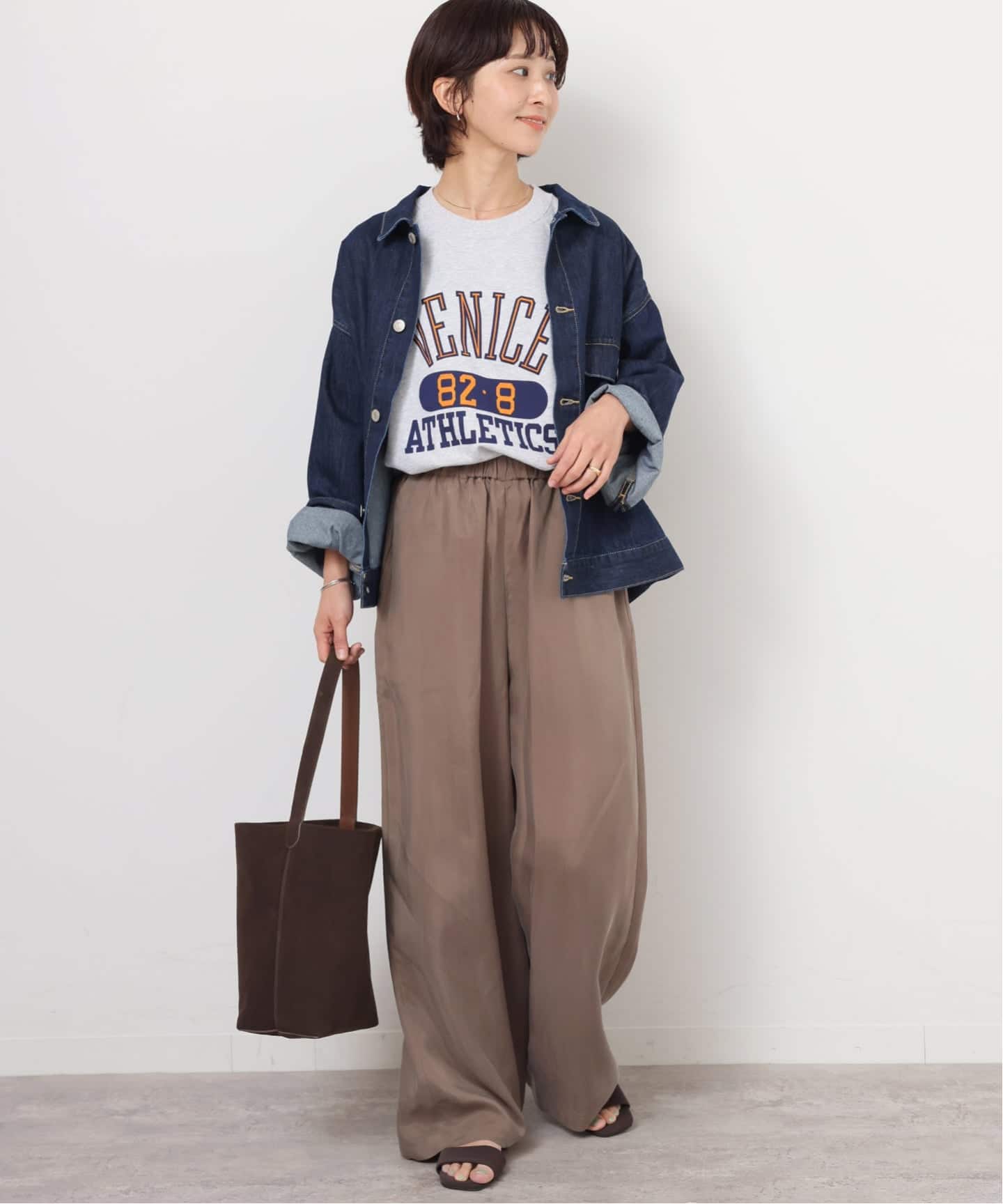 MODA LUXE/モーダリュクス】 スウェードワンショルダーTOTE（トート