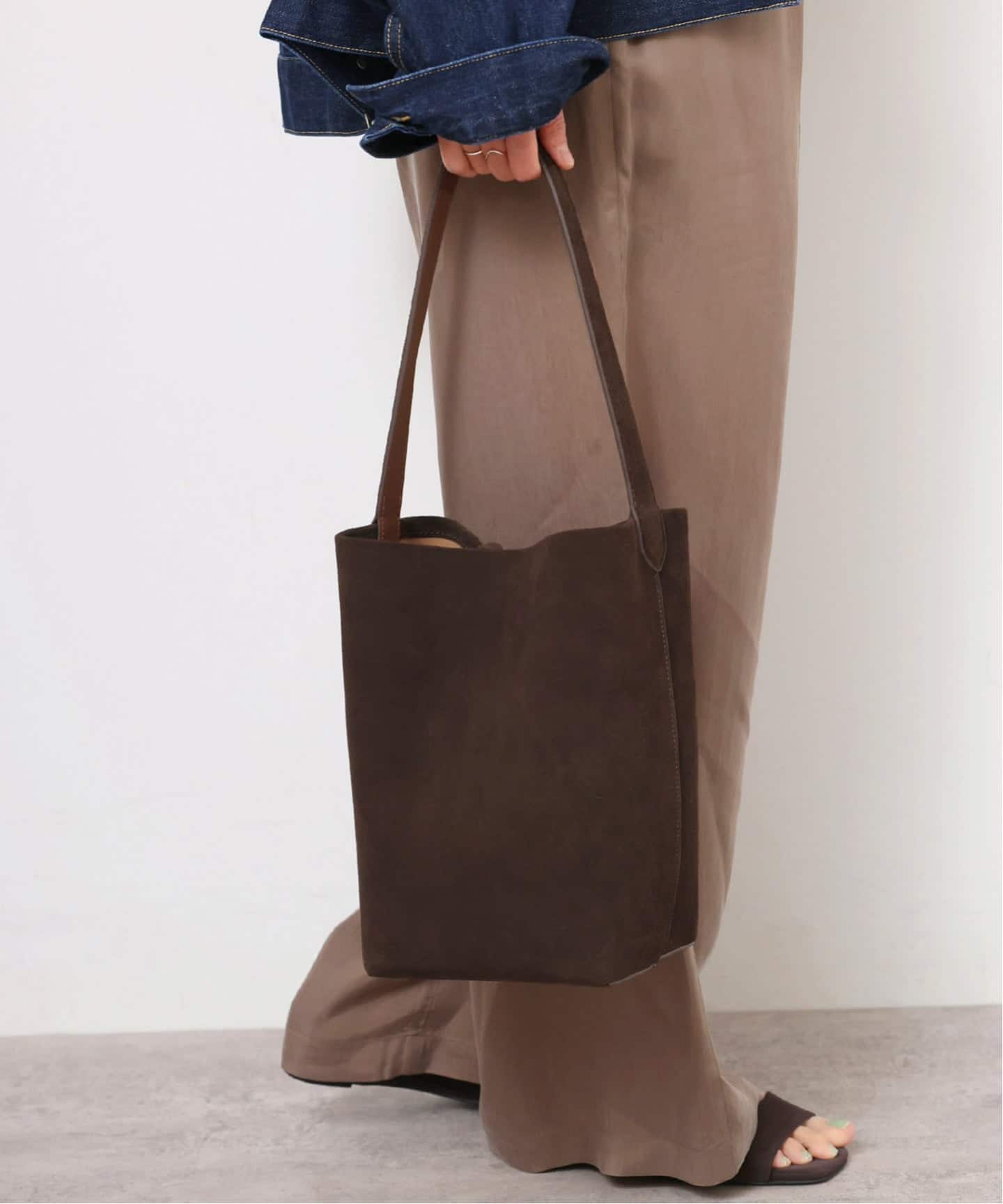 MODA LUXE/モーダリュクス】 スウェードワンショルダーTOTE（トート