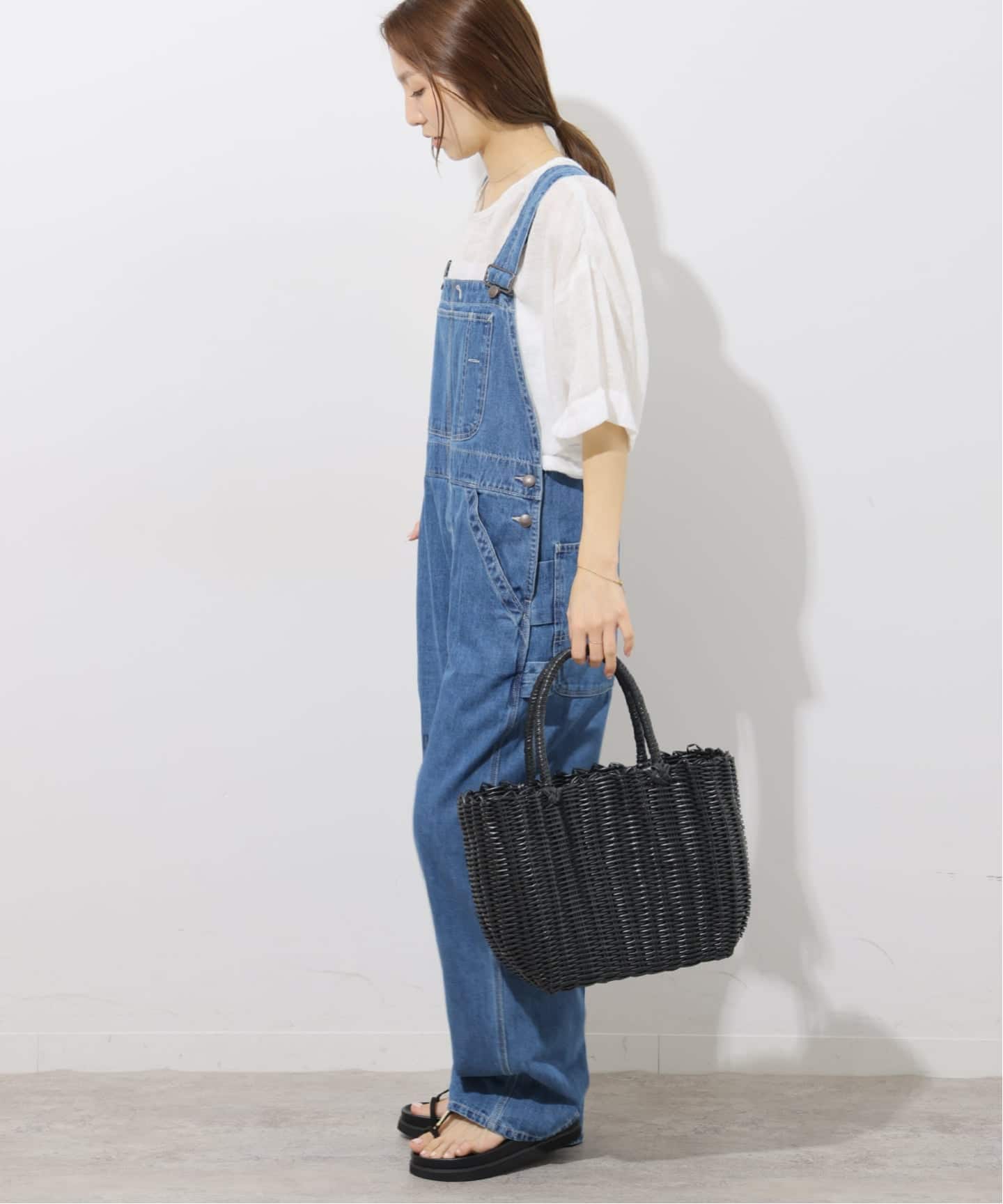 早い者勝ち！Le voyage en panier　カゴバック　黒 JOURNAL STANDARD relume｜《予約》【Le voyage en panier/ル