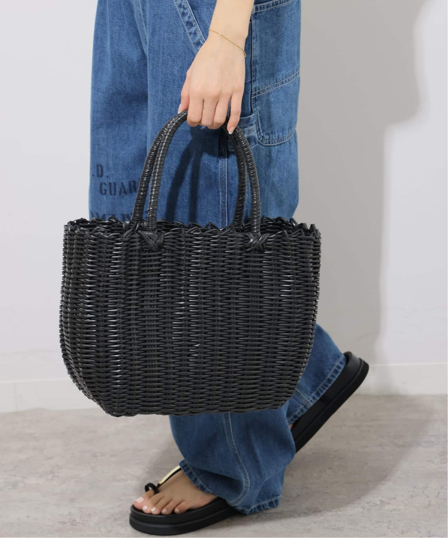 2020 人気完売　Le Voyage en Panier / バスケットバッグ LE VOYAGE EN PANIER PVC カゴバッグ（トートバッグ）｜FRAMeWORK
