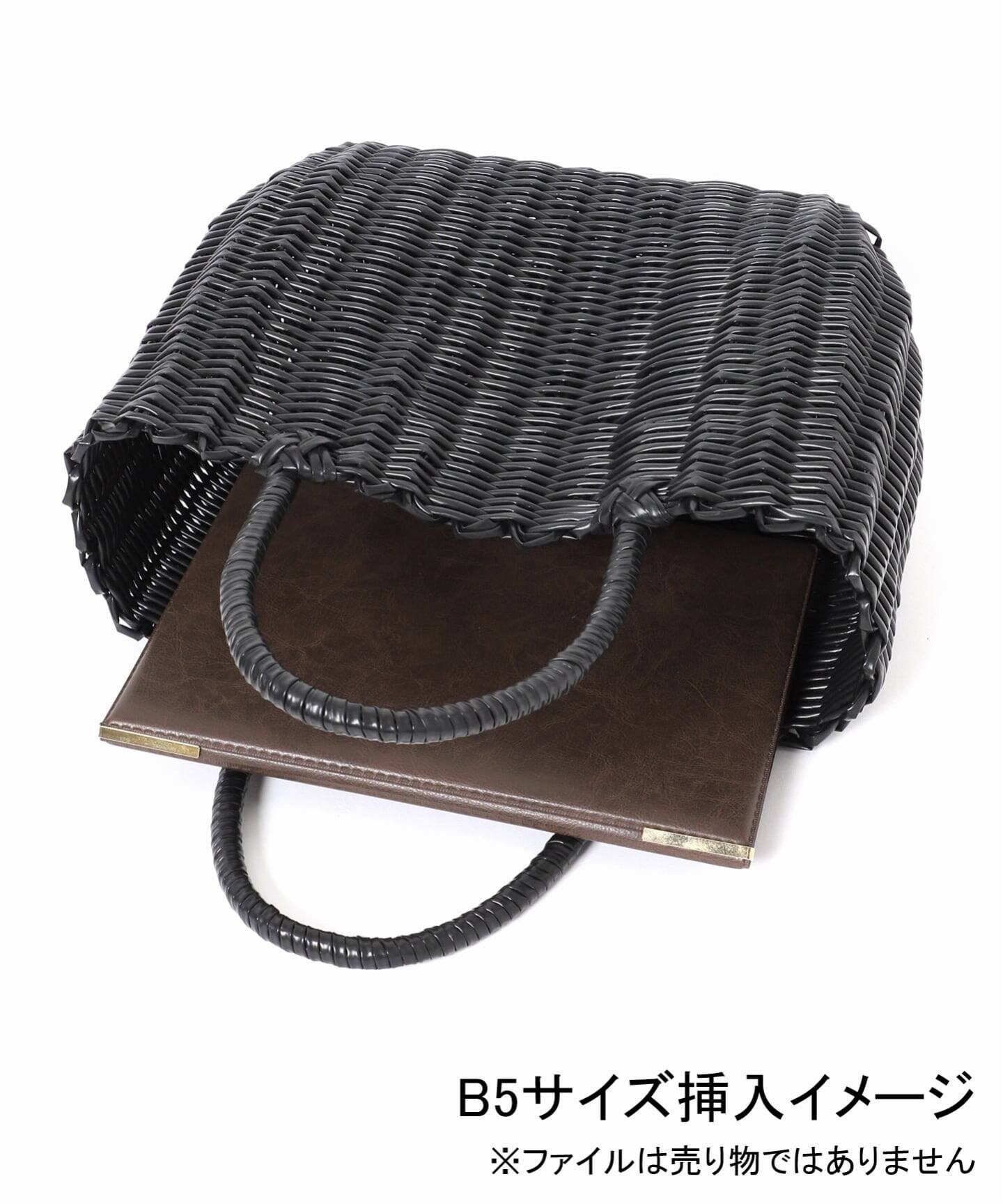 予約》【Le voyage en panier/ルヴォヤージュアンパニエ 】PVC Bag