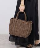 《予約》【Le voyage en panier/ルヴォヤージュアンパニエ 】PVC Bag：かごバッグ