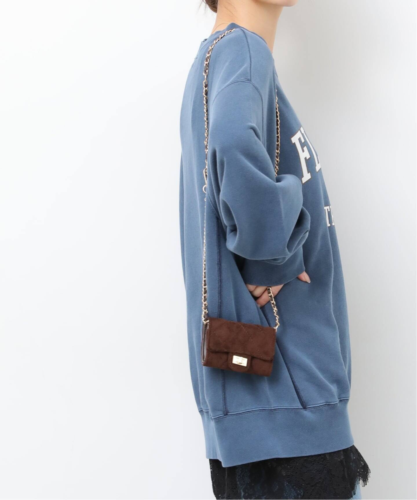 VELETTO/ヴェレット】キルティングチェーンミニバッグ（ショルダー 