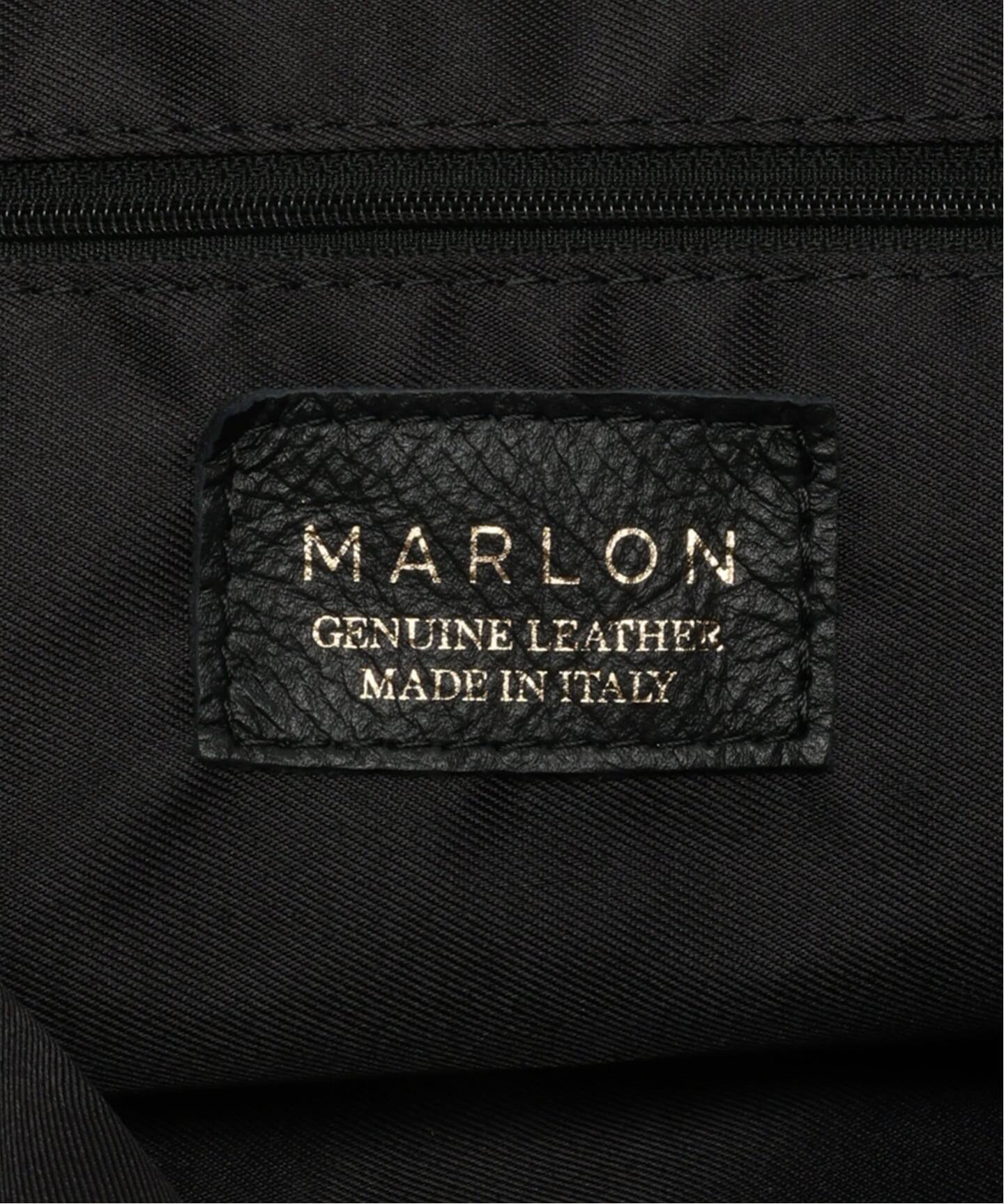 MARLON FIRENZE/マルロン】フラップレザーバッグ（ハンドバッグ 