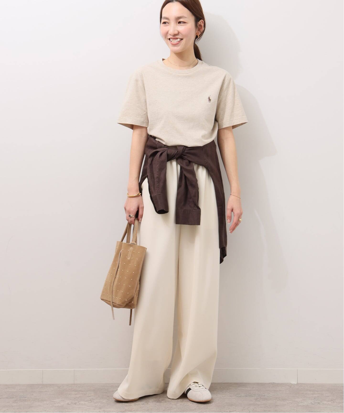 MARLON FIRENZE/マルロン】SHOPPER MINI STUDS SUEDE（トートバッグ 