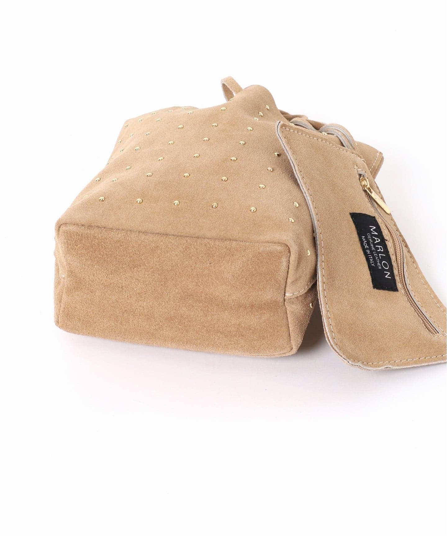 予約》【MARLON FIRENZE/マルロン】SHOPPER MINI STUDS SUEDE（トート