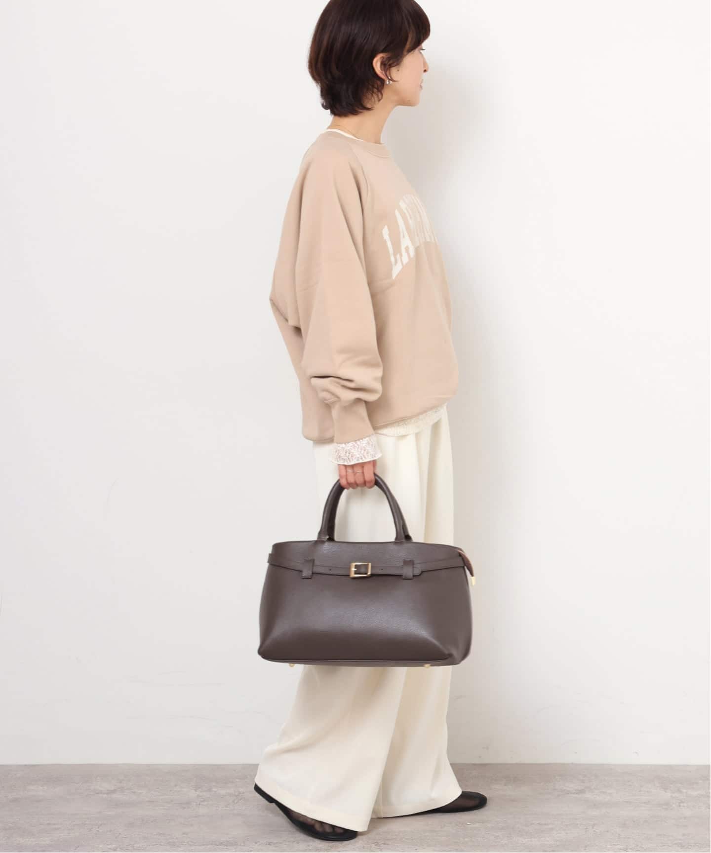 タグ付き未使用品レリューム　マルロン　Marlon トートバッグ ラージ 予約》［26SS新作］別注【MARLON FIRENZE/マルロン】トートバッグ