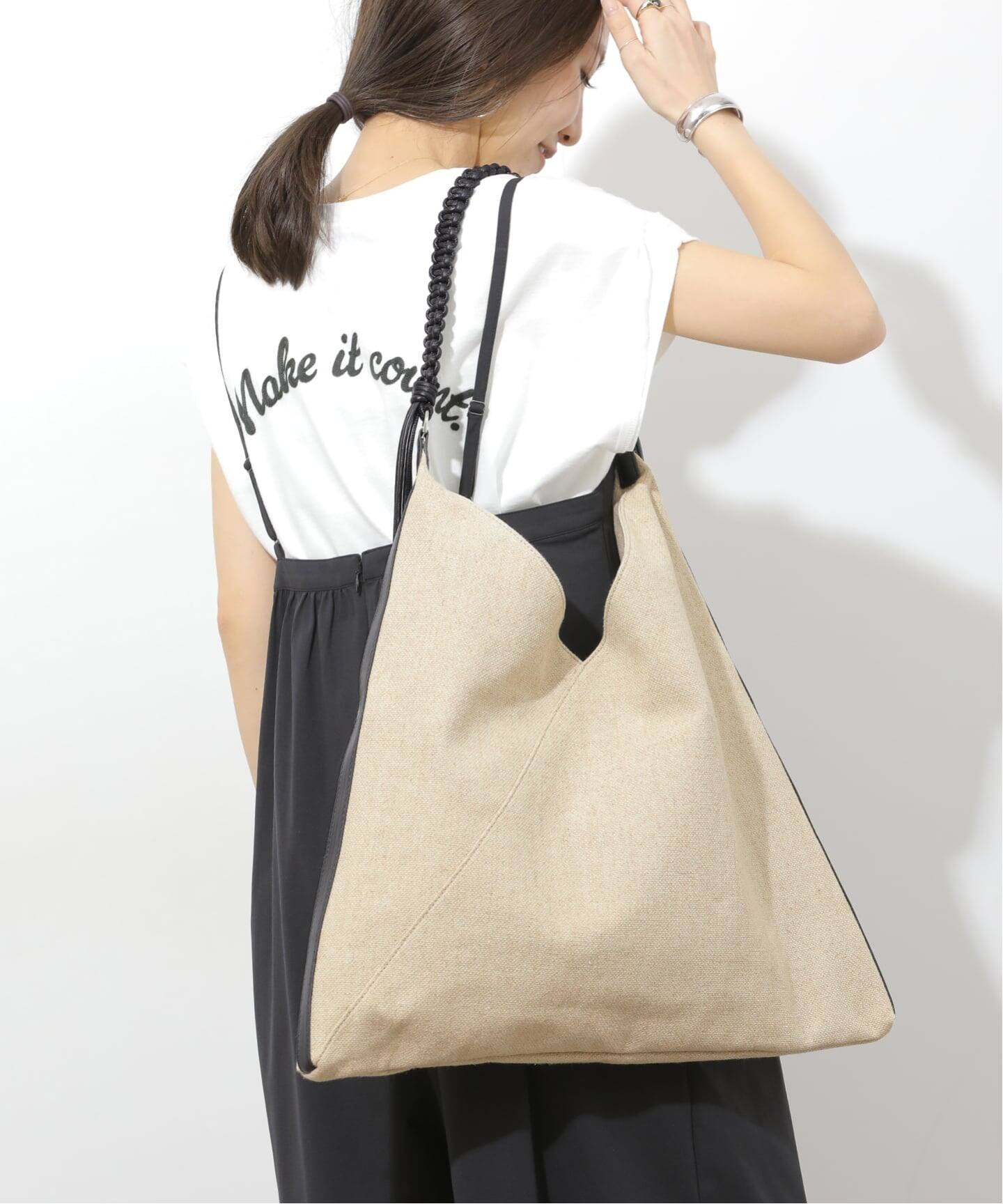 LE VERNIS/ル・ベルニ】 One handle cloth bag（トートバッグ 