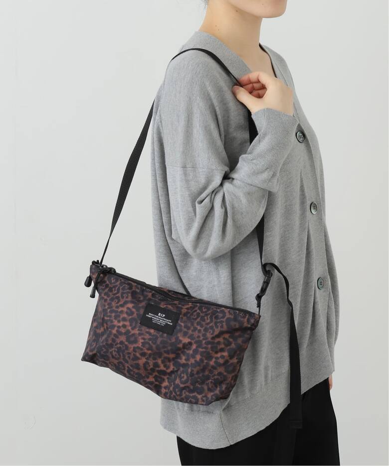 WEB限定追加》【BAGS IN PROGRESS】FANNY PACK CROSSBODY LEOPARD 
