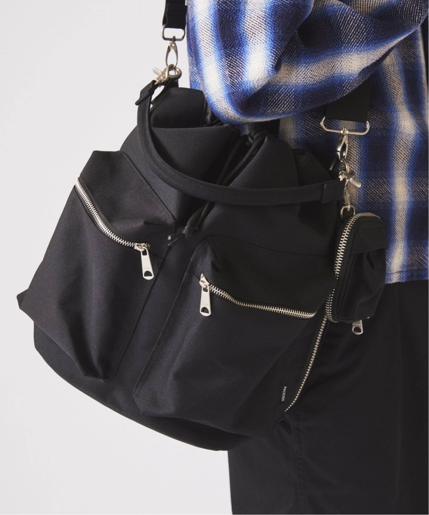 PACKING / パッキング 別注 2WAY ドローストリング ショルダーバッグ 