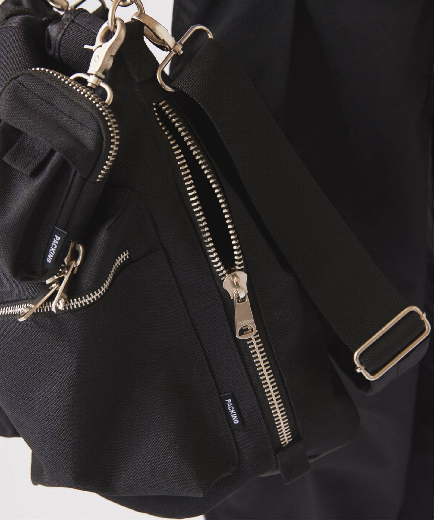 PACKING / パッキング 別注 2WAY ドローストリング ショルダーバッグ 