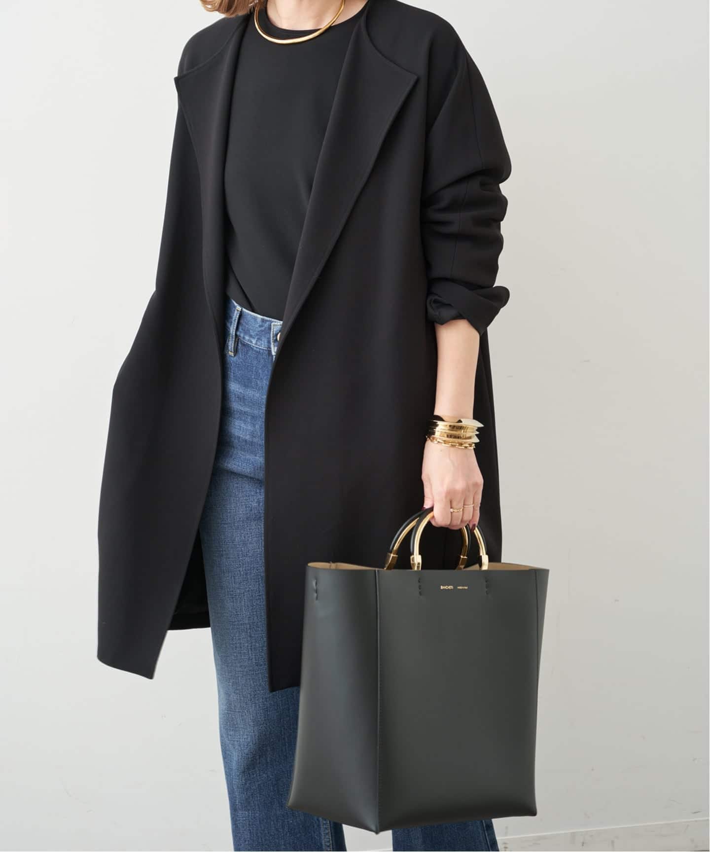 ZANCHETTI ザンケッティ HANDLE SHOPPER ZANCHETTI/ザンケッティ】HANDLE SHOPPER（トートバッグ）｜Deuxieme