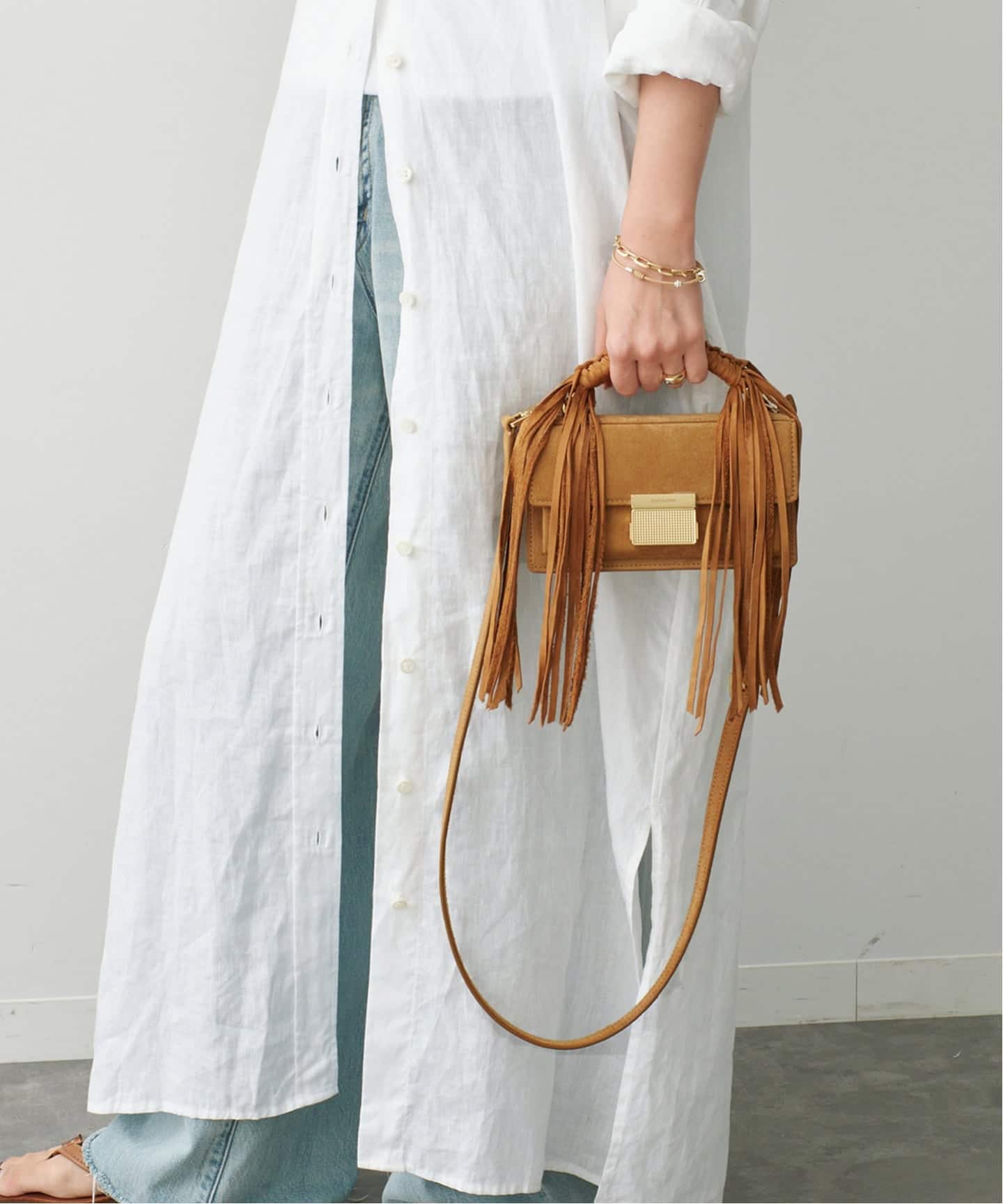 GOLDEN GOOSE / ゴールデングース】SMALL SUEDE FRINGE（ショルダー