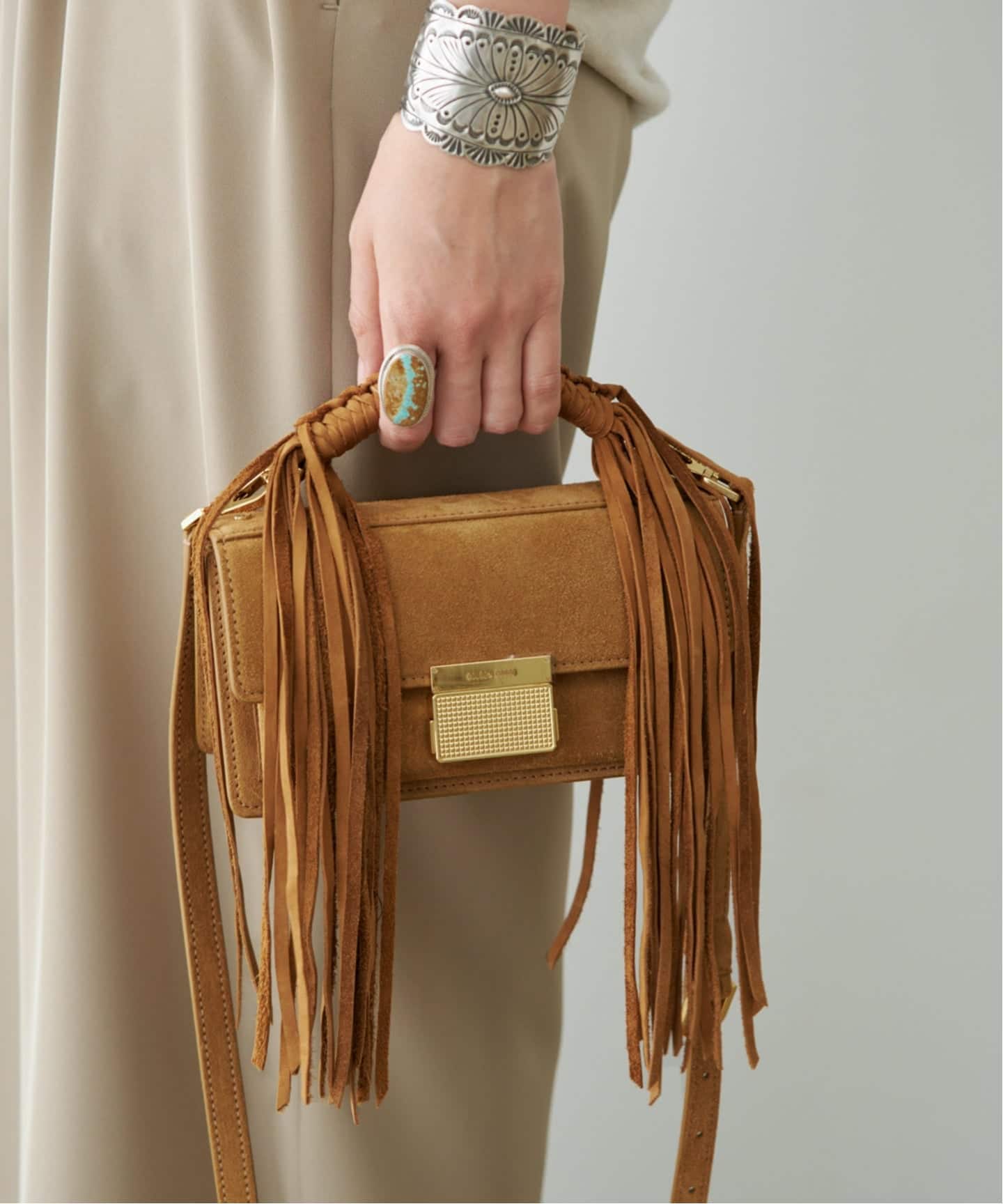 GOLDEN GOOSE / ゴールデングース】SMALL SUEDE FRINGE（ショルダー