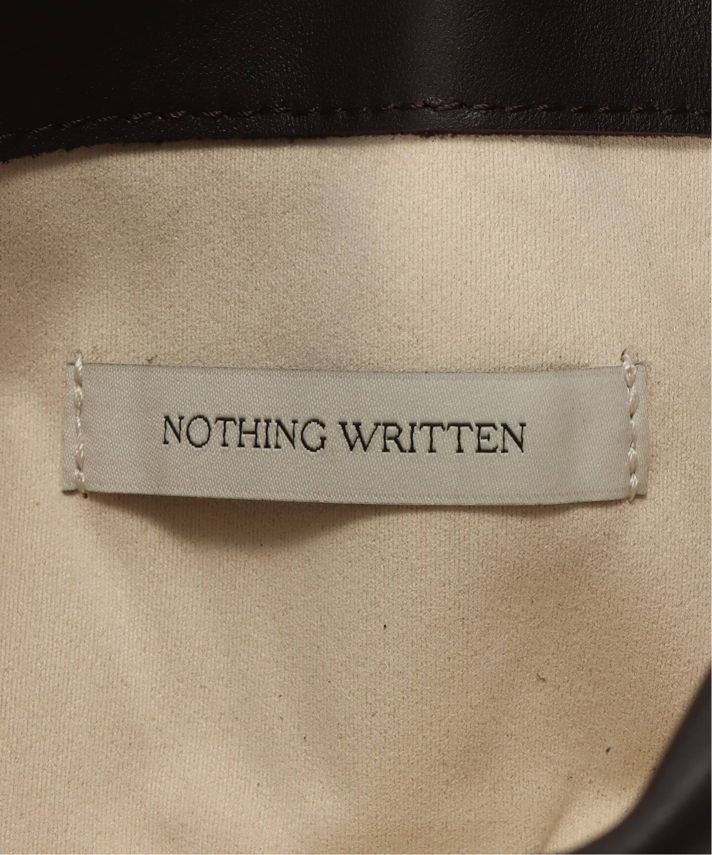 NOTHING WRITTEN / ナッシングリトゥン】LAMB SKIN STRAP MINI バッグ