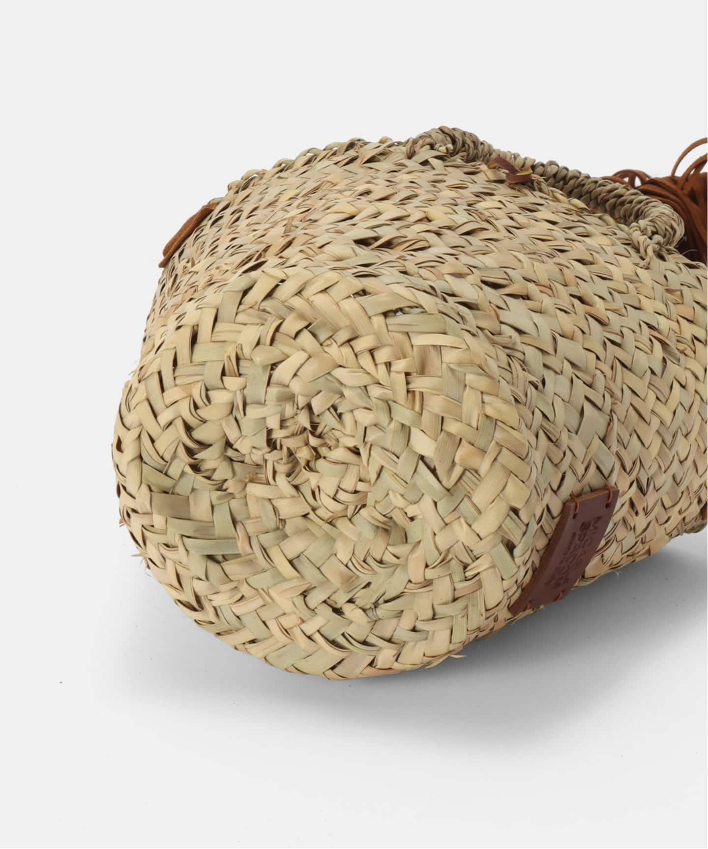 MICAELA SPADONI/ミカエラスパドーニ】SUEDE FRINGE BASKET(S)（かご