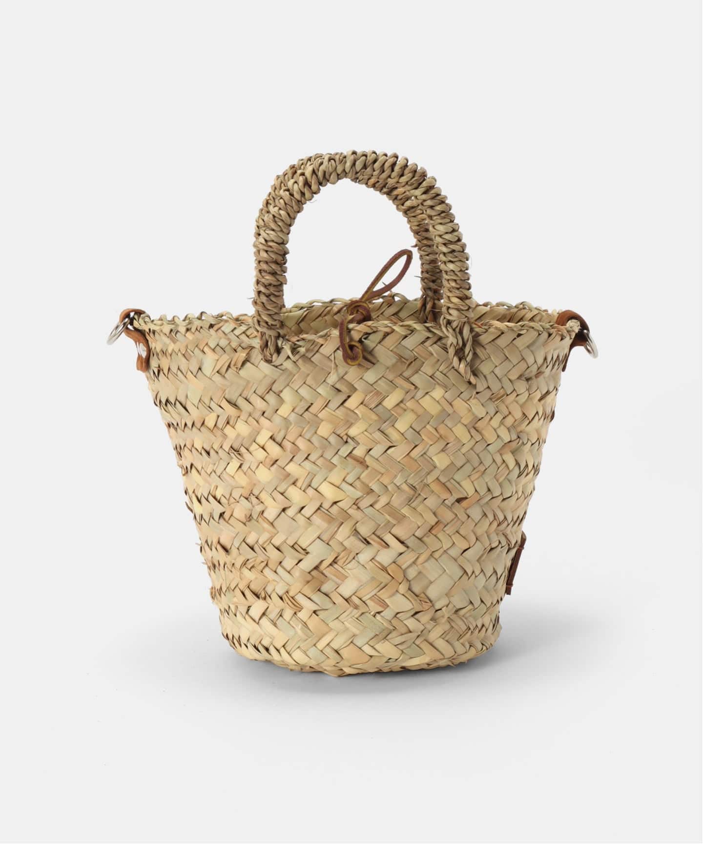 MICAELA SPADONI/ミカエラスパドーニ】SUEDE FRINGE BASKET(S)（かご