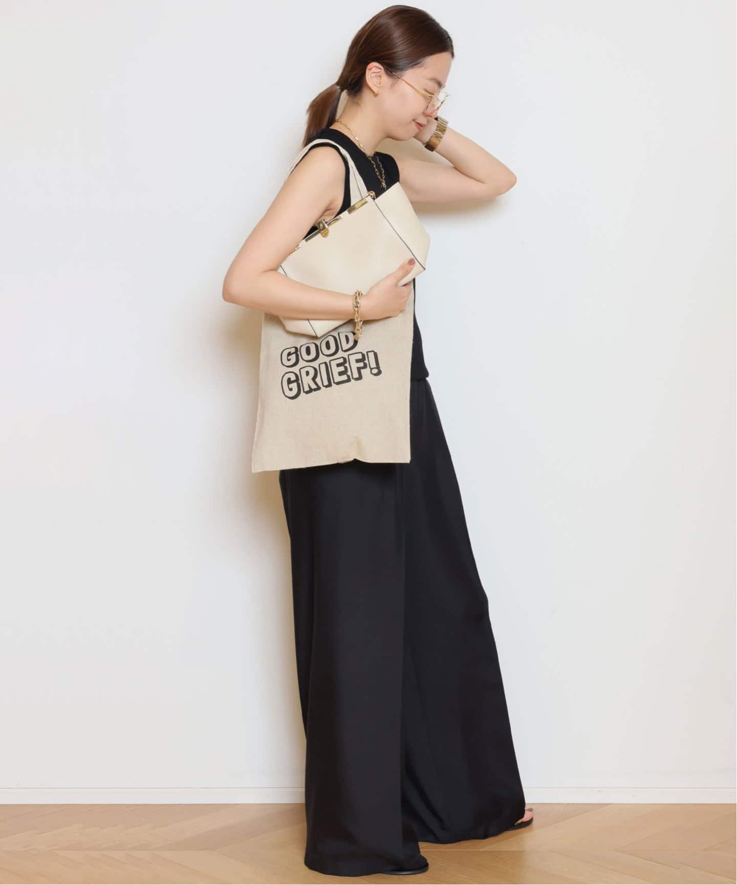 ぷう様　ミューズドゥドゥーズィエムクラス　グッドグリーフバッグ GOOD GRIEF!/グッドグリーフ】*BOYS STITCHES CLUB GG LOGO トート