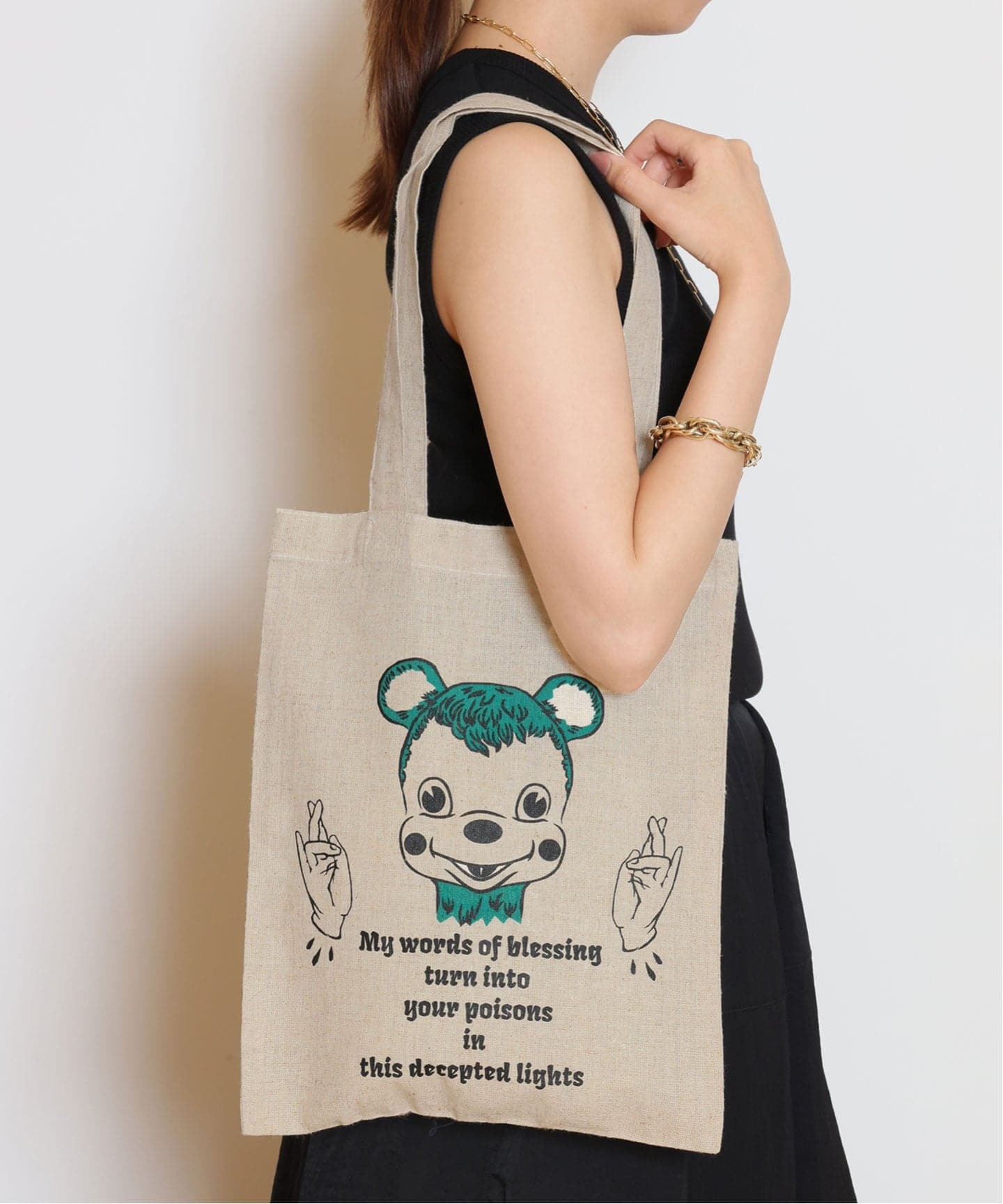 GOOD GRIEF!/グッドグリーフ】*BOYS STITCHES CLUB BEAR FACE トート