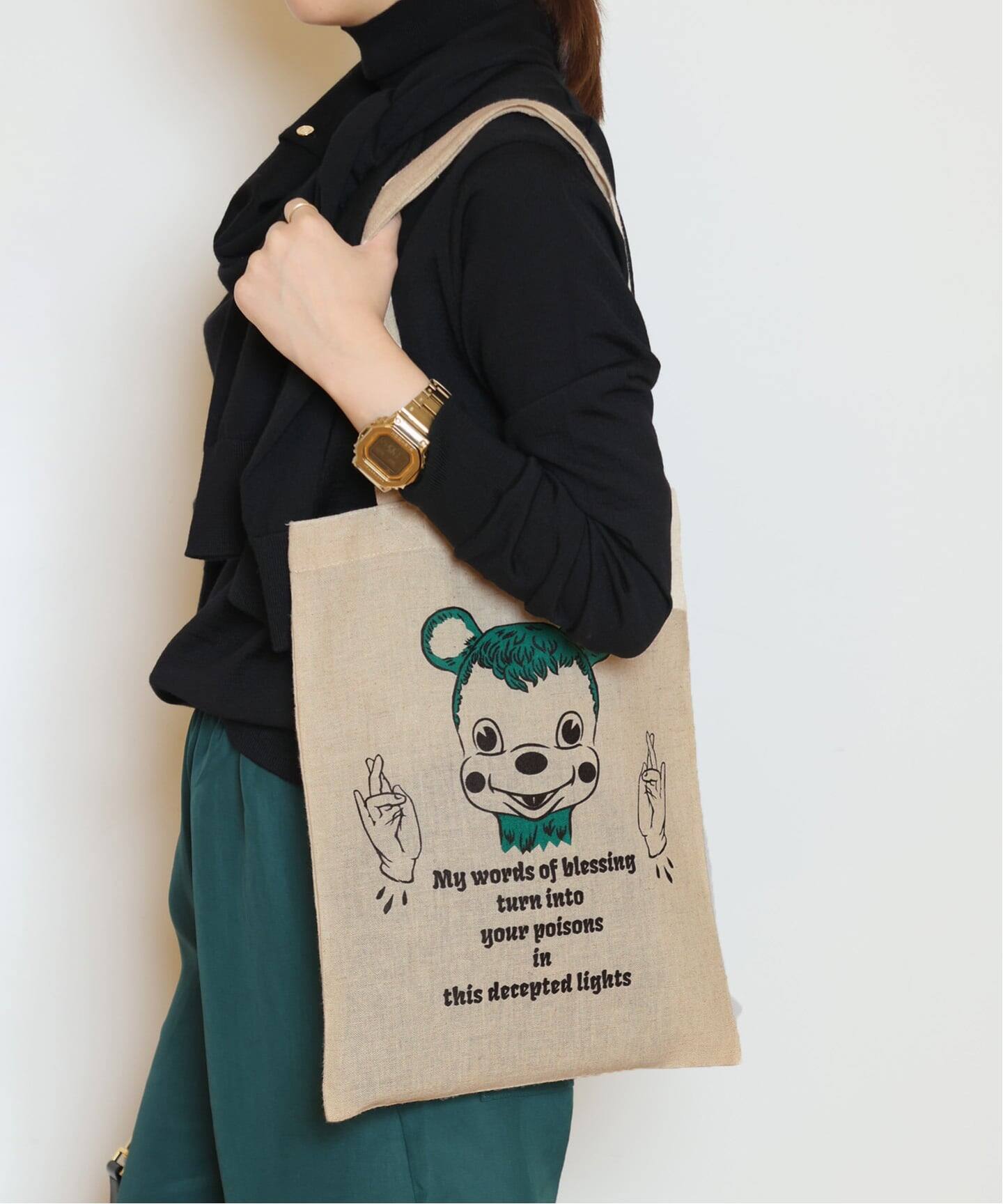 GOOD GRIEF!/グッドグリーフ】*BOYS STITCHES CLUB BEAR FACE トート 