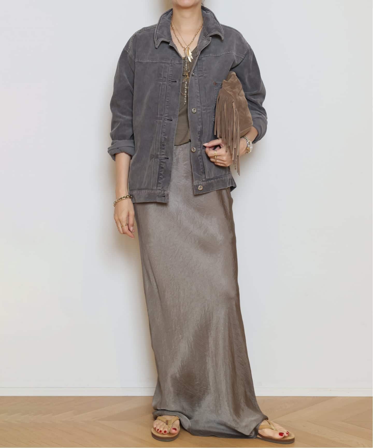 AULENTTI オウレンティ　SUEDE FRINGE RING バッグ AULENTTI/オウレンティ】SUEDE FRINGE RING バッグ（ショルダーバッグ