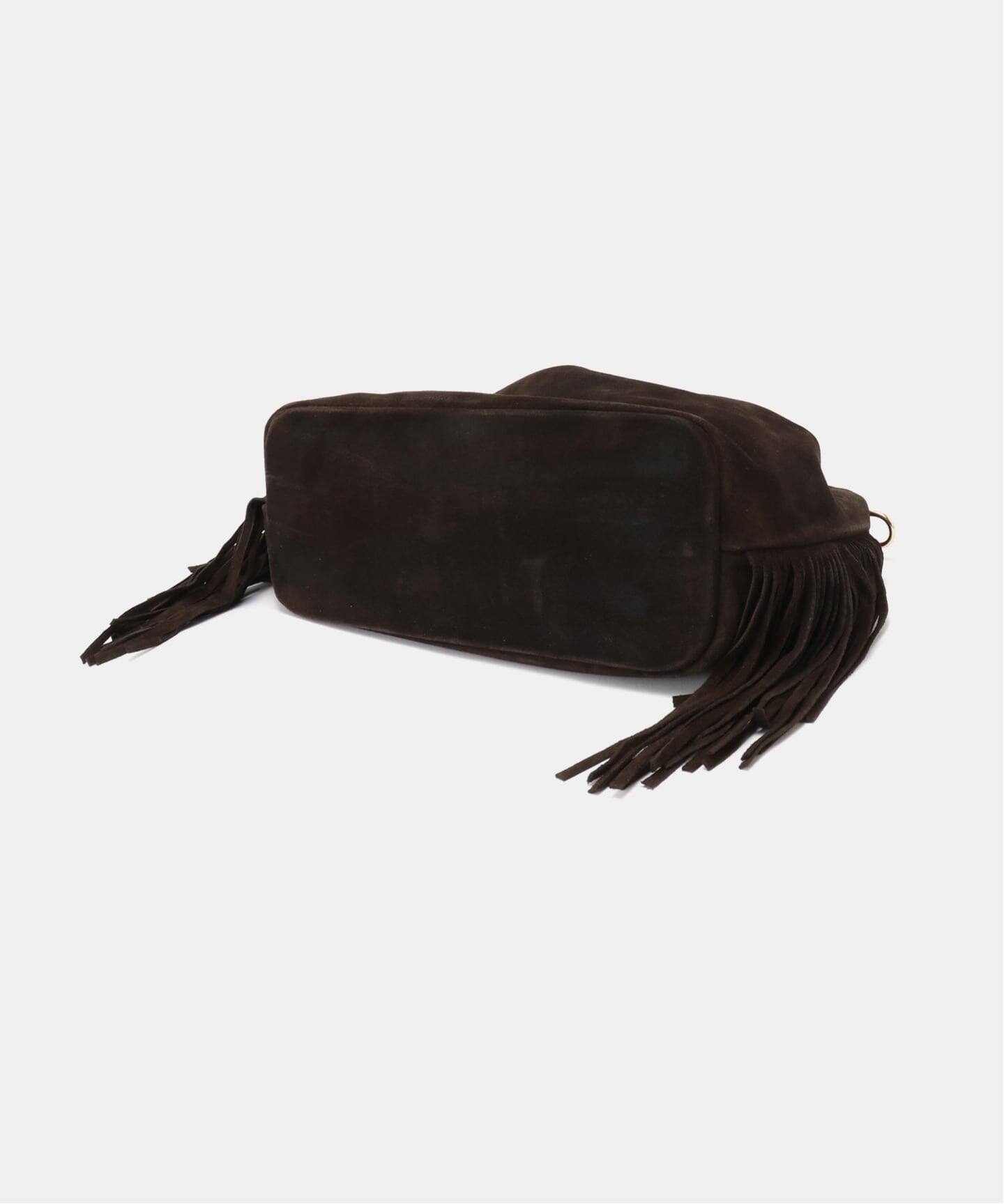 AULENTTI/オウレンティ】SUEDE FRINGE RING バッグ（ショルダーバッグ 