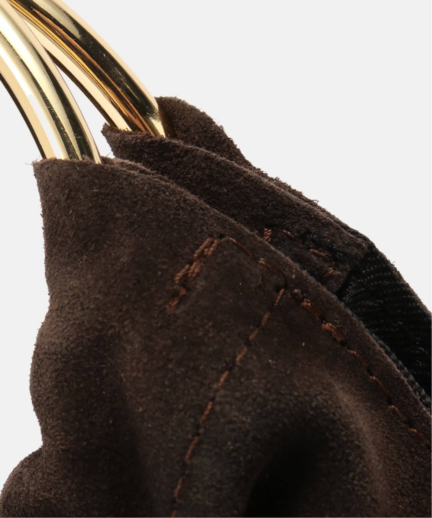 AULENTTI/オウレンティ】SUEDE FRINGE RING バッグ（ショルダーバッグ