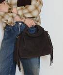 【AULENTTI/オウレンティ】SUEDE FRINGE RING バッグ
