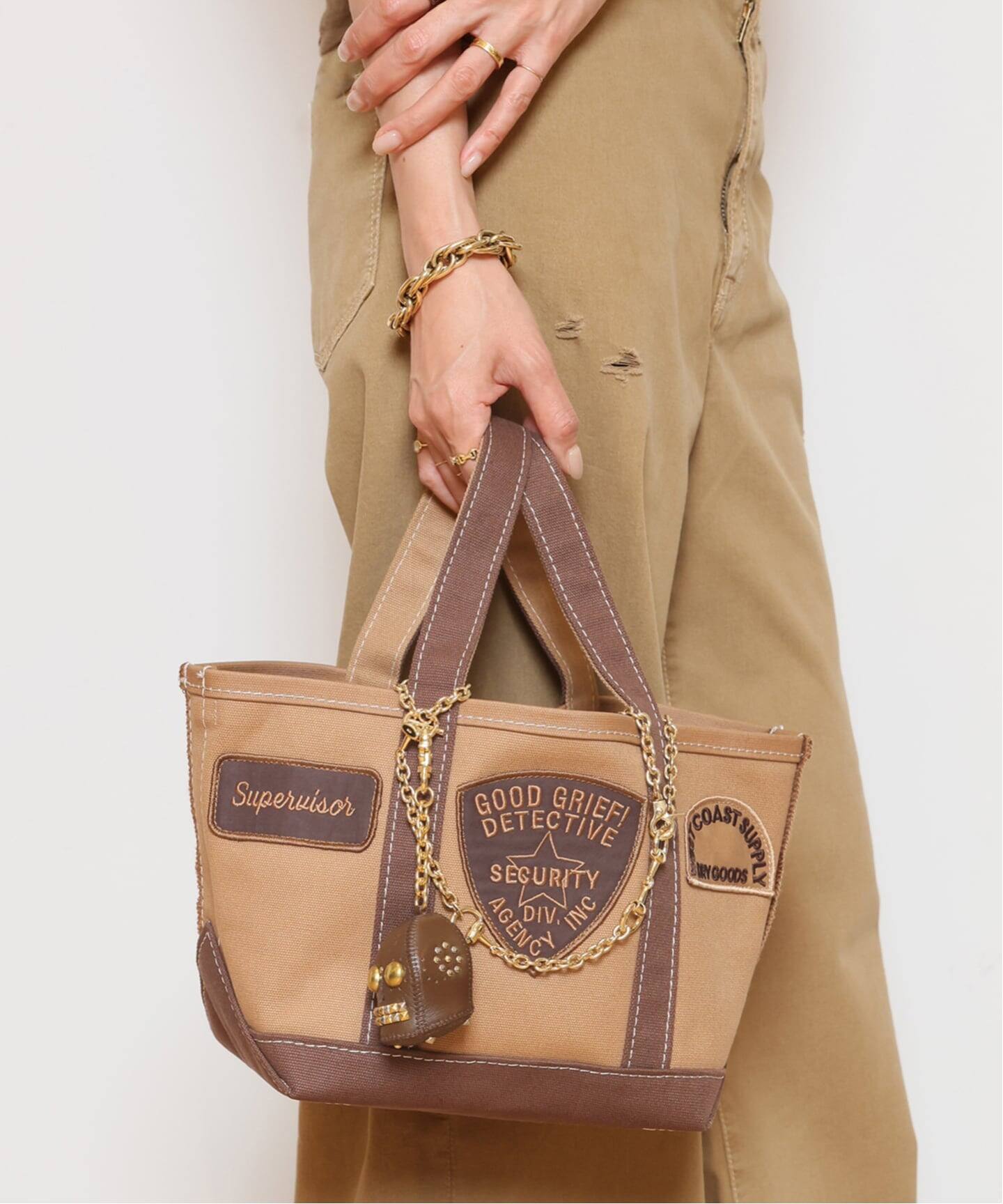 GOOD GRIEF!/グッドグリーフ】 PATCHES TOTE BAG MEDIUM（その他バッグ 