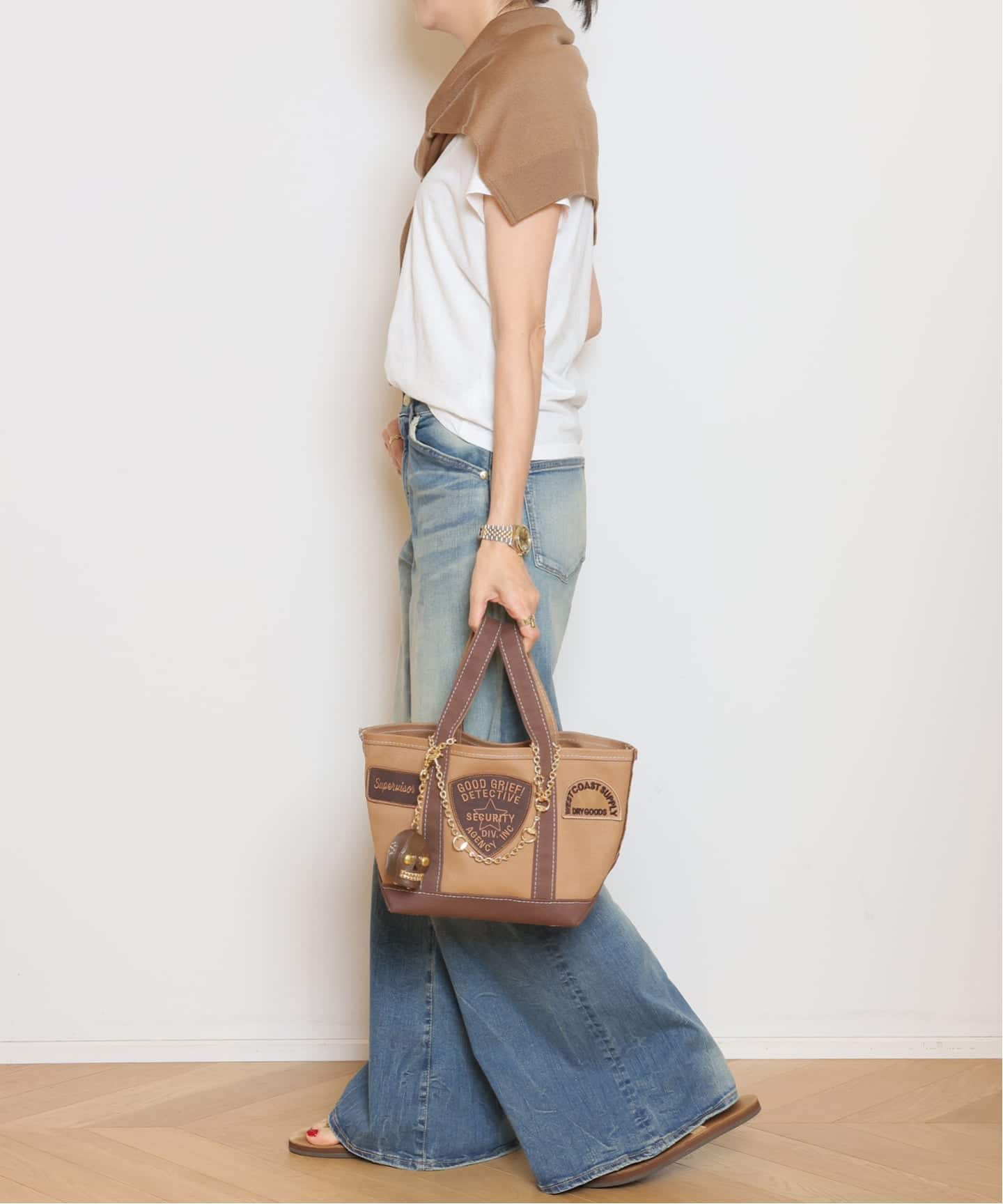 GOOD GRIEF!/グッドグリーフ】 PATCHES TOTE BAG MEDIUM（その他バッグ