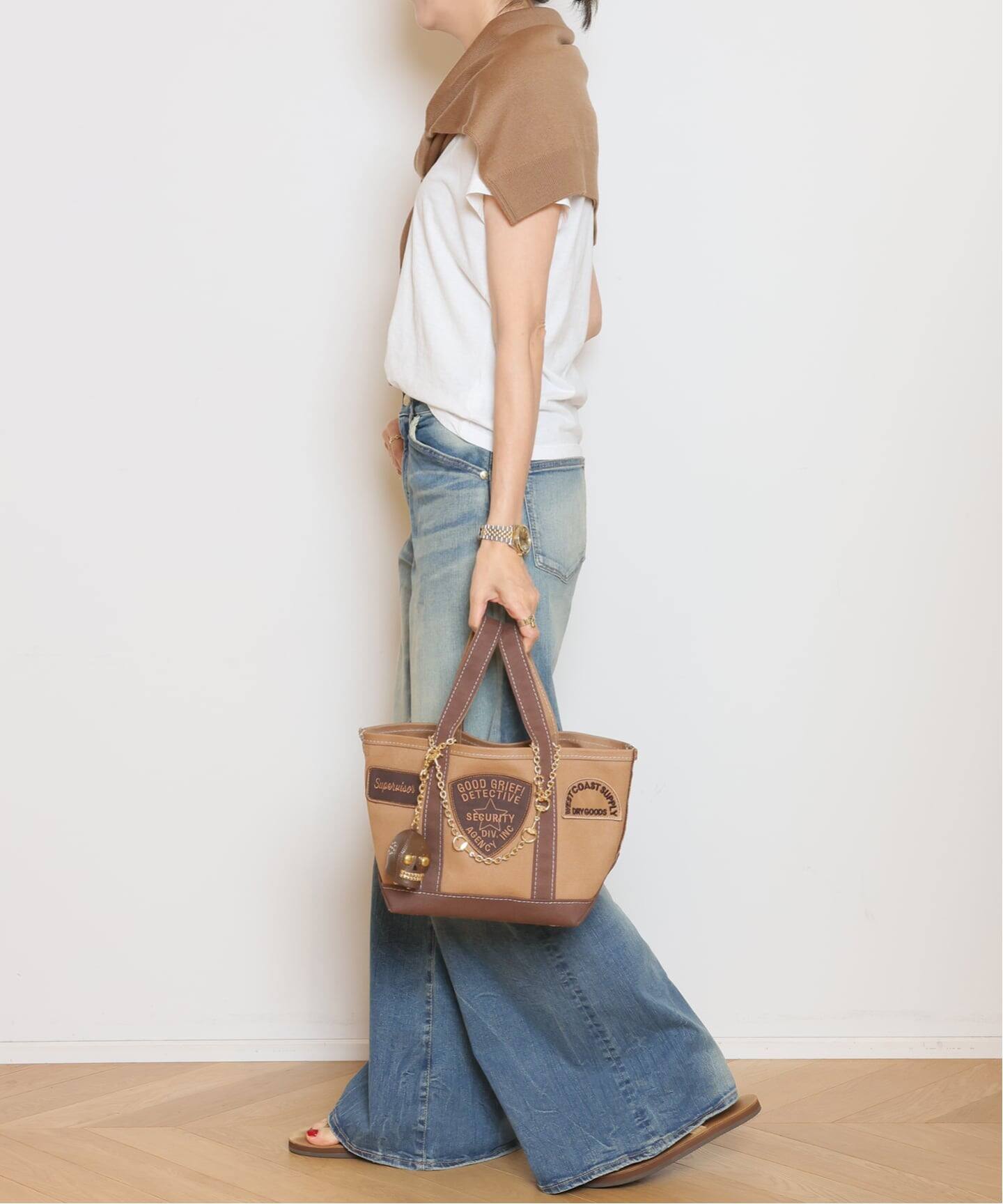 GOOD GRIEF!/グッドグリーフ】 PATCHES TOTE BAG MEDIUM（その他バッグ 