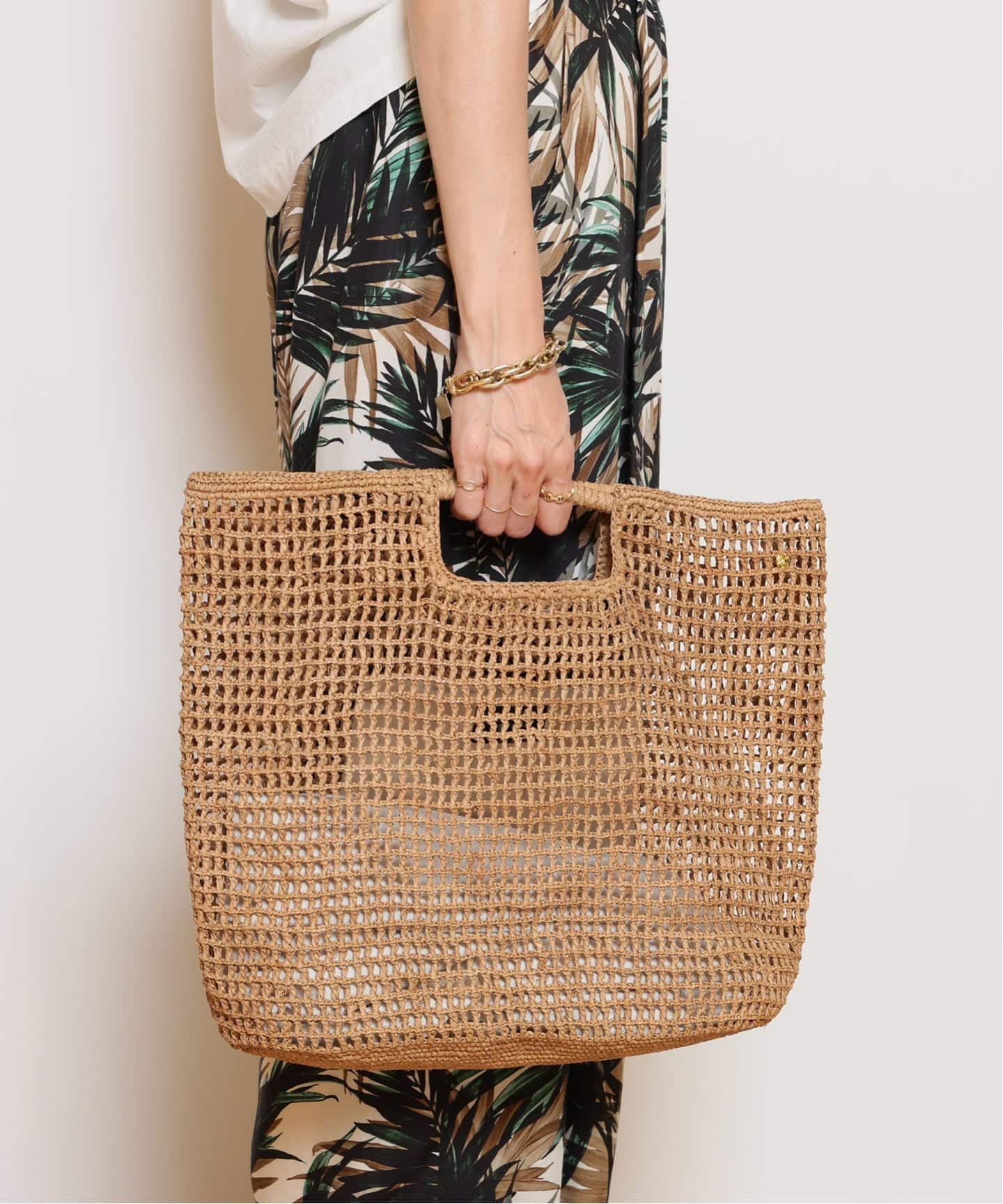 新品 ドゥーズィエムクラス サンアンドグリーンSUN AND GREEN BAG SUN AND GREEN/サンアンドグリーン】2WAY BAG（かごバッグ）｜MUSE de