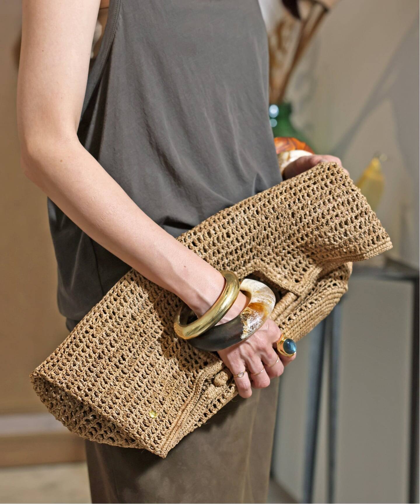 SUN AND GREEN/サンアンドグリーン】2WAY BAG（かごバッグ）｜MUSE de 