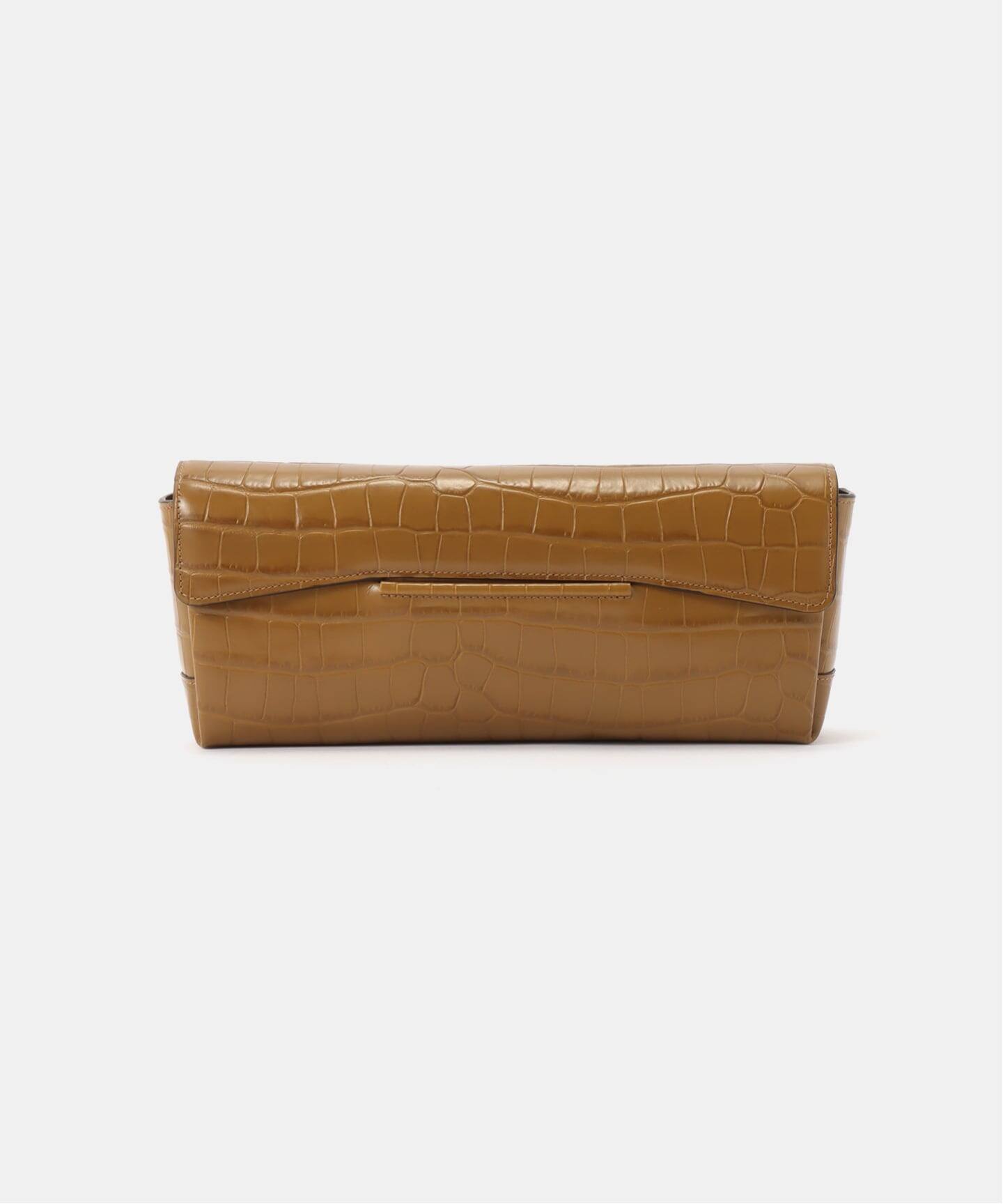 TOTEME/トーテム】 T CLUTCH SOFT CROCO EMBOSSED（クラッチバッグ