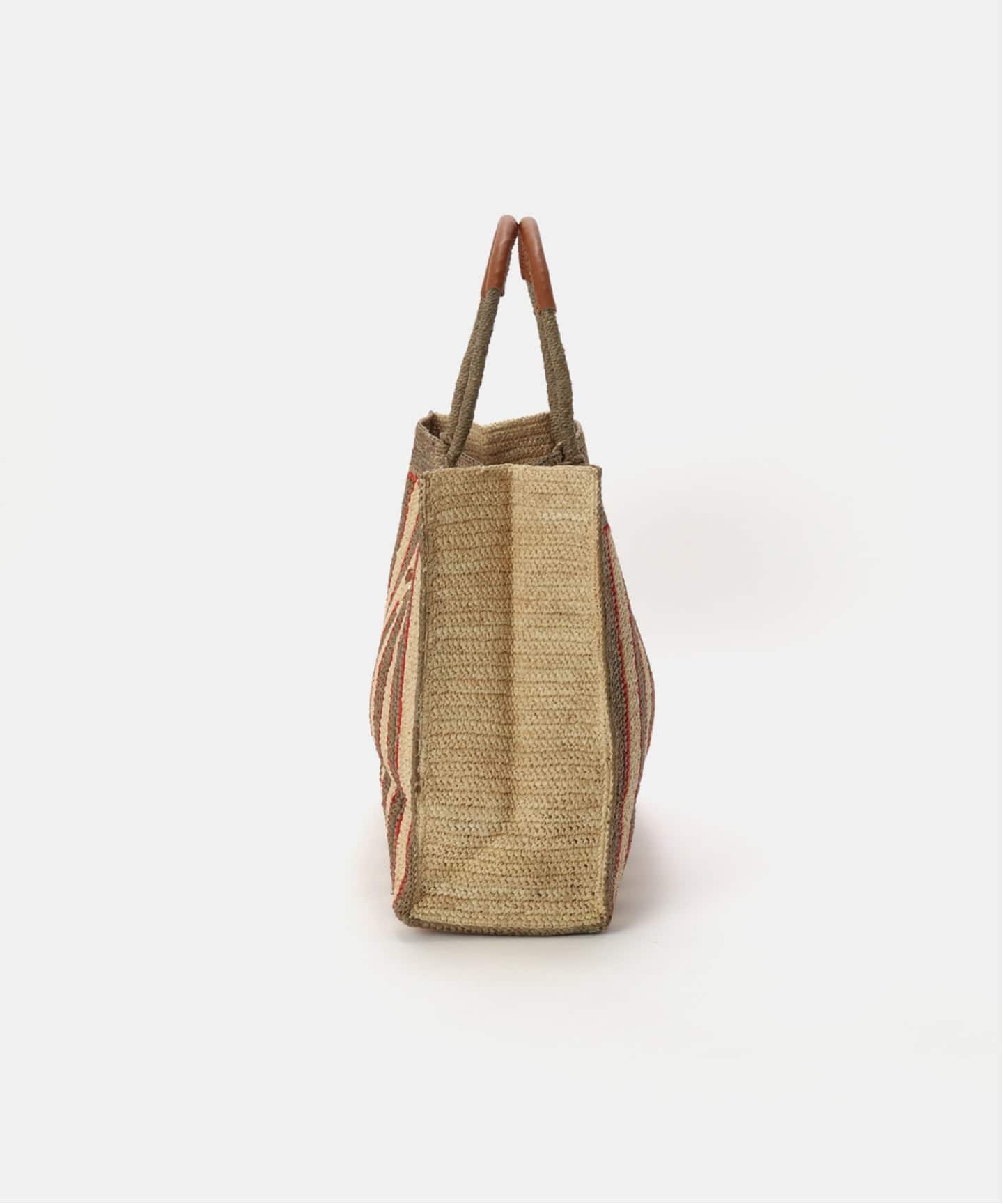 A POINT/アーポワン】 BEACH RAFFIA TOTE（かごバッグ）｜L