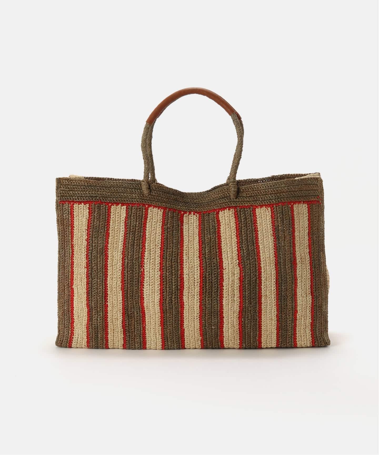 A POINT/アーポワン】 BEACH RAFFIA TOTE（かごバッグ）｜L