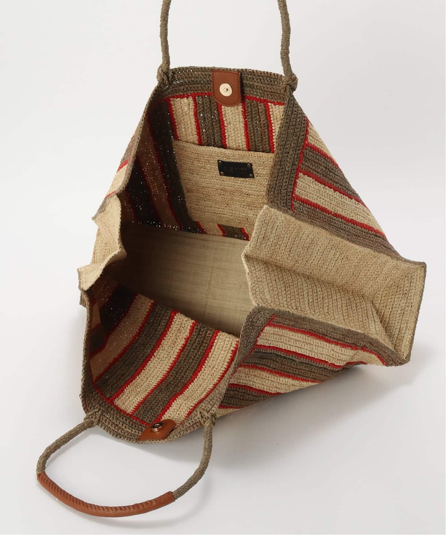 L'Appartement　アパルトモン　かごバッグ A POINT/アーポワン】 BEACH RAFFIA TOTE（かごバッグ）｜L