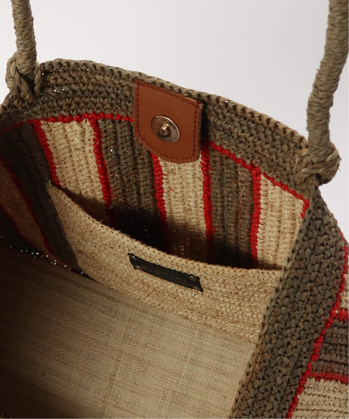 A POINT/アーポワン】 BEACH RAFFIA TOTE（かごバッグ）｜L