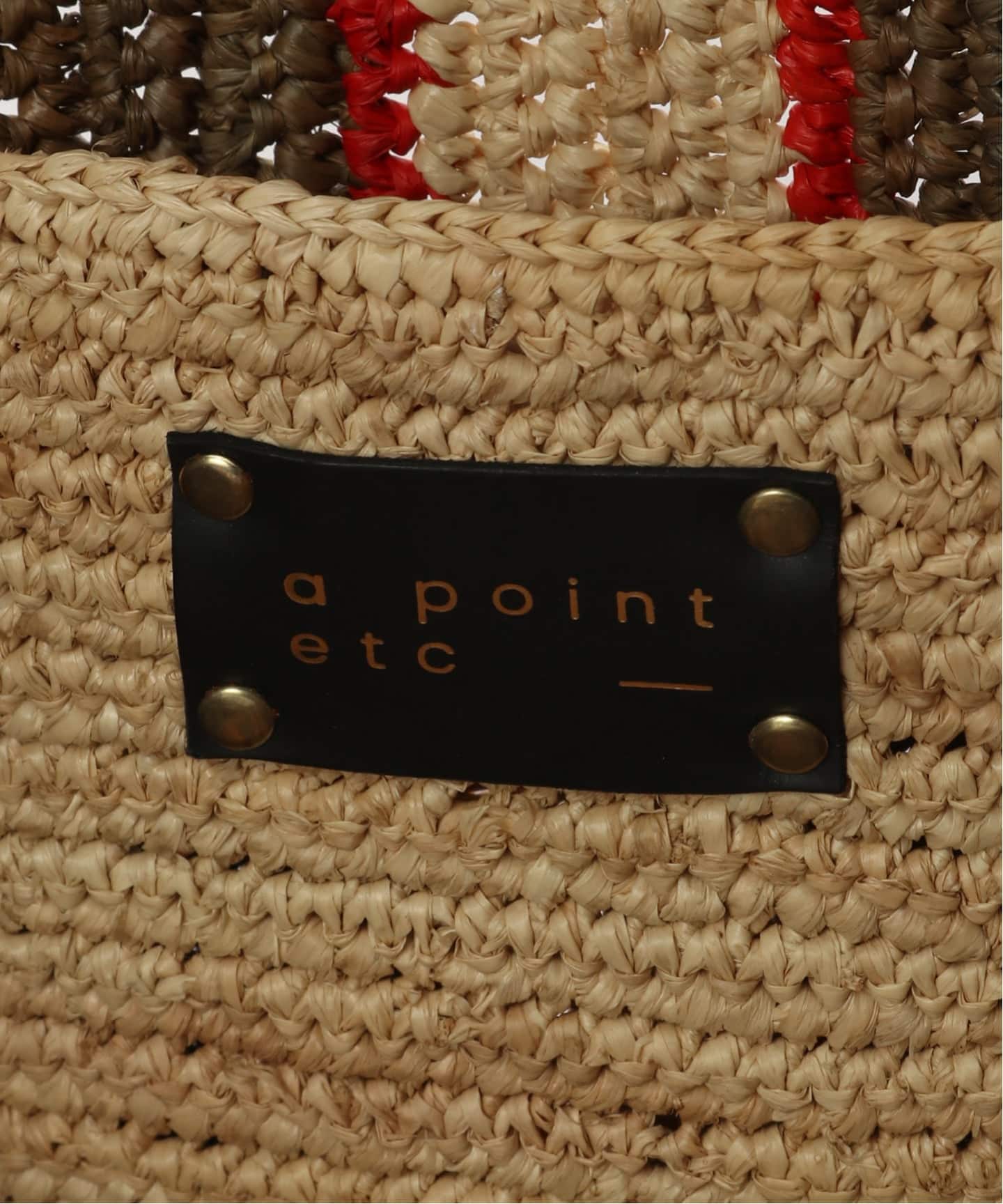A POINT/アーポワン】 BEACH RAFFIA TOTE（かごバッグ）｜L