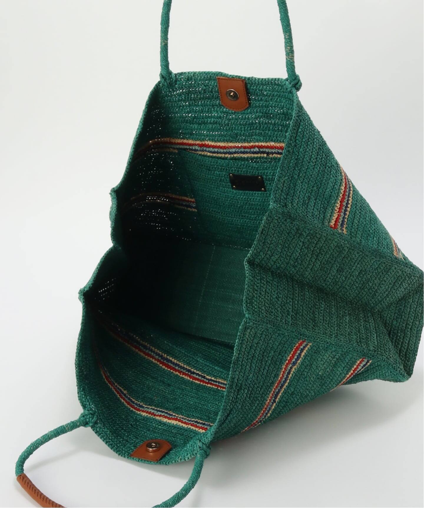 アパルトモン購入 アーポワンウテセ 24SS ラフィアバッグ A POINT/アーポワン】 BEACH RAFFIA TOTE（かごバッグ）｜L