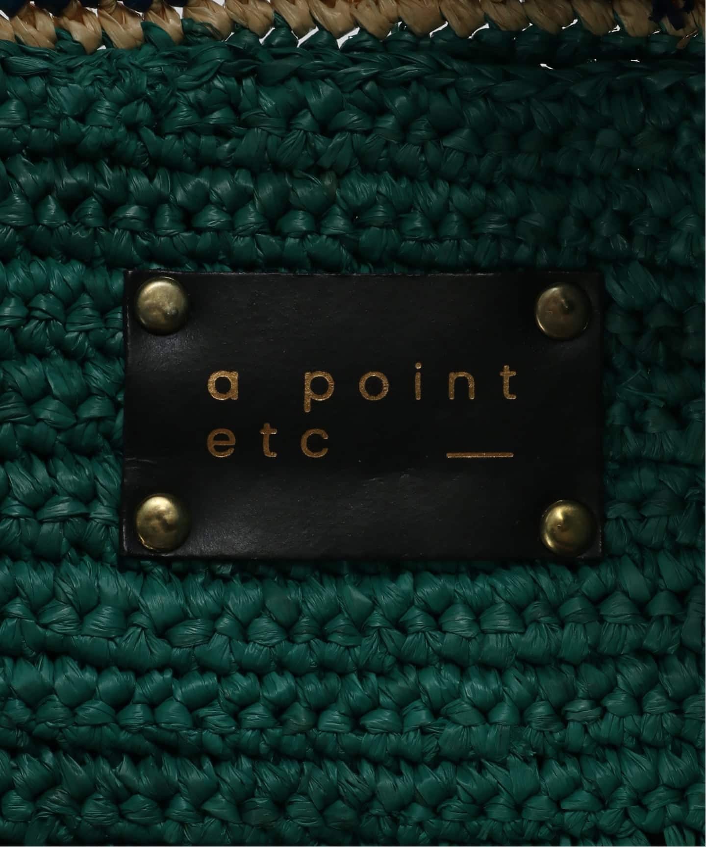 A POINT/アーポワン】 BEACH RAFFIA TOTE（かごバッグ）｜L