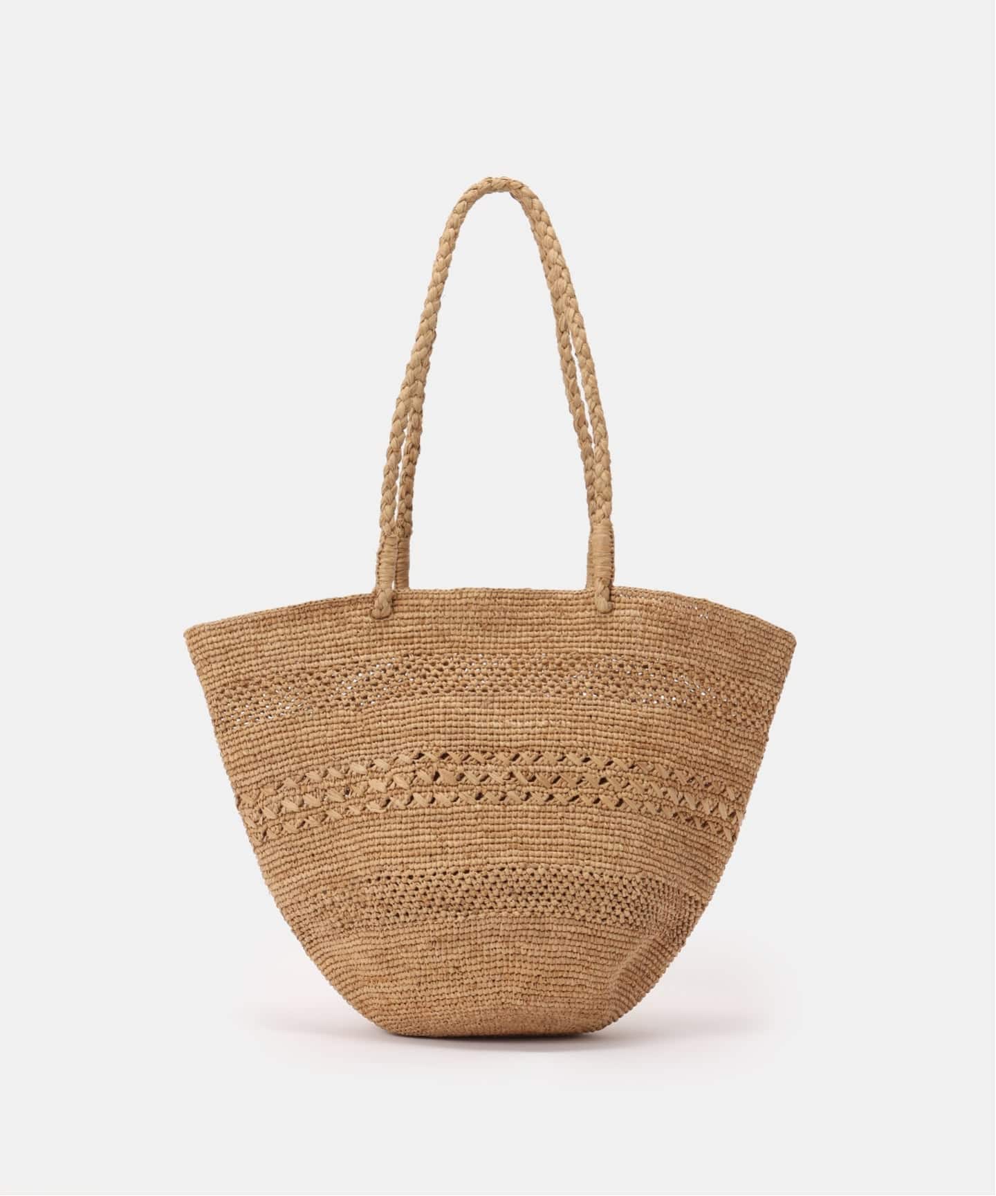 SUN AND GREEN/サンアンドグリーン】 RAFIA TOTE BAG（かごバッグ）｜L