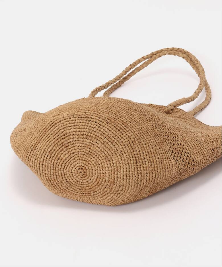 SUN AND GREEN/サンアンドグリーン】 RAFIA TOTE BAG（かごバッグ）｜L 