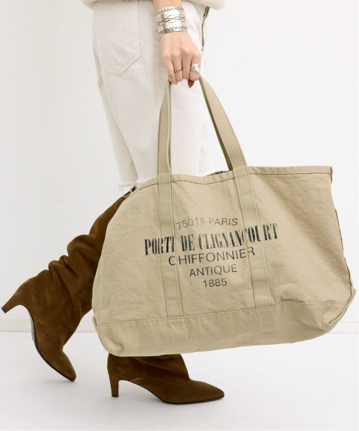J.J.MERCER/ジェイジェイマーサー】 TOTE BAG（L）（トートバッグ）｜L 