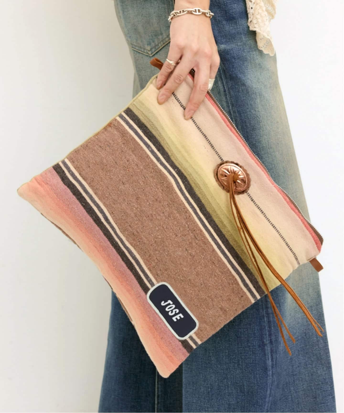 L'Appartementアパルトモン　クラッチ バッグ ベージュ GOOD GRIEF!/グッド グリーフ】 Clutch Bag（クラッチバッグ）｜L