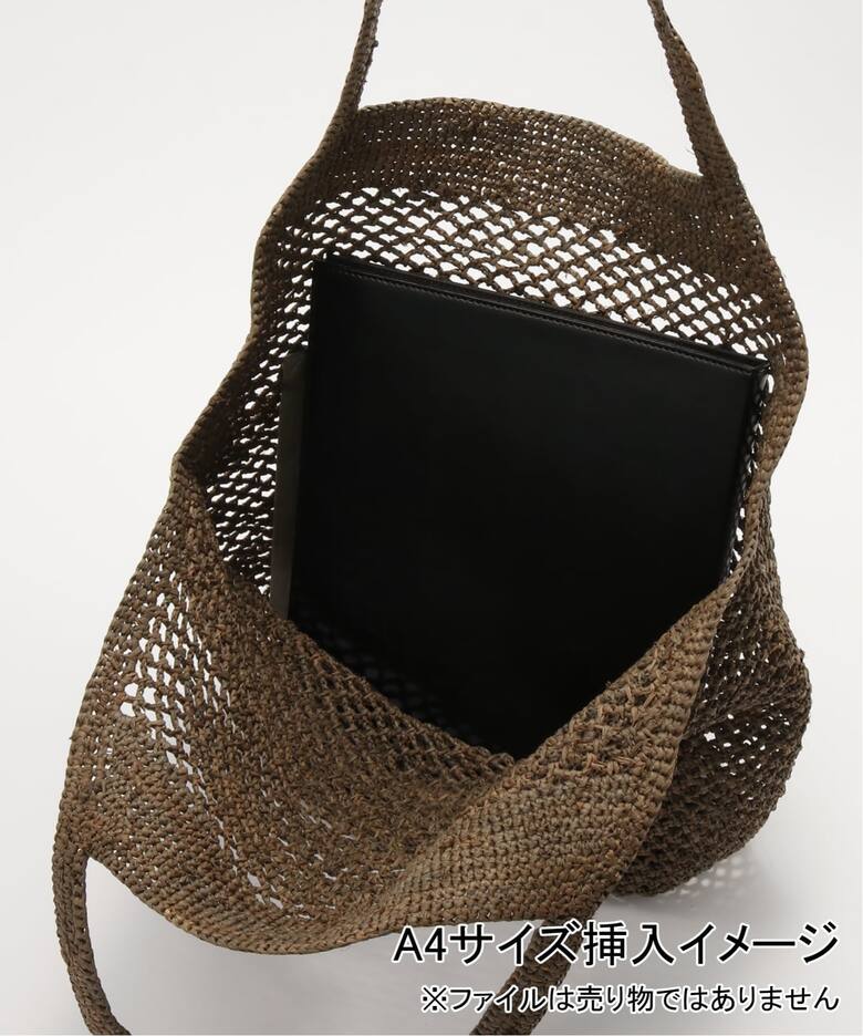 SUN AND GREEN/サンアンドグリーン】 MAJID TOTE（かごバッグ）｜L 