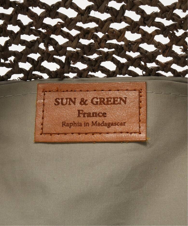 SUN AND GREEN/サンアンドグリーン】 MAJID TOTE（かごバッグ）｜L 
