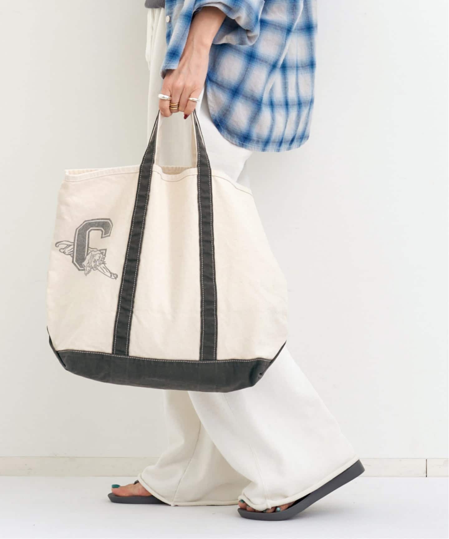 REMI RELIEF/レミ レリーフ】 TOTE BAG C（トートバッグ）｜L