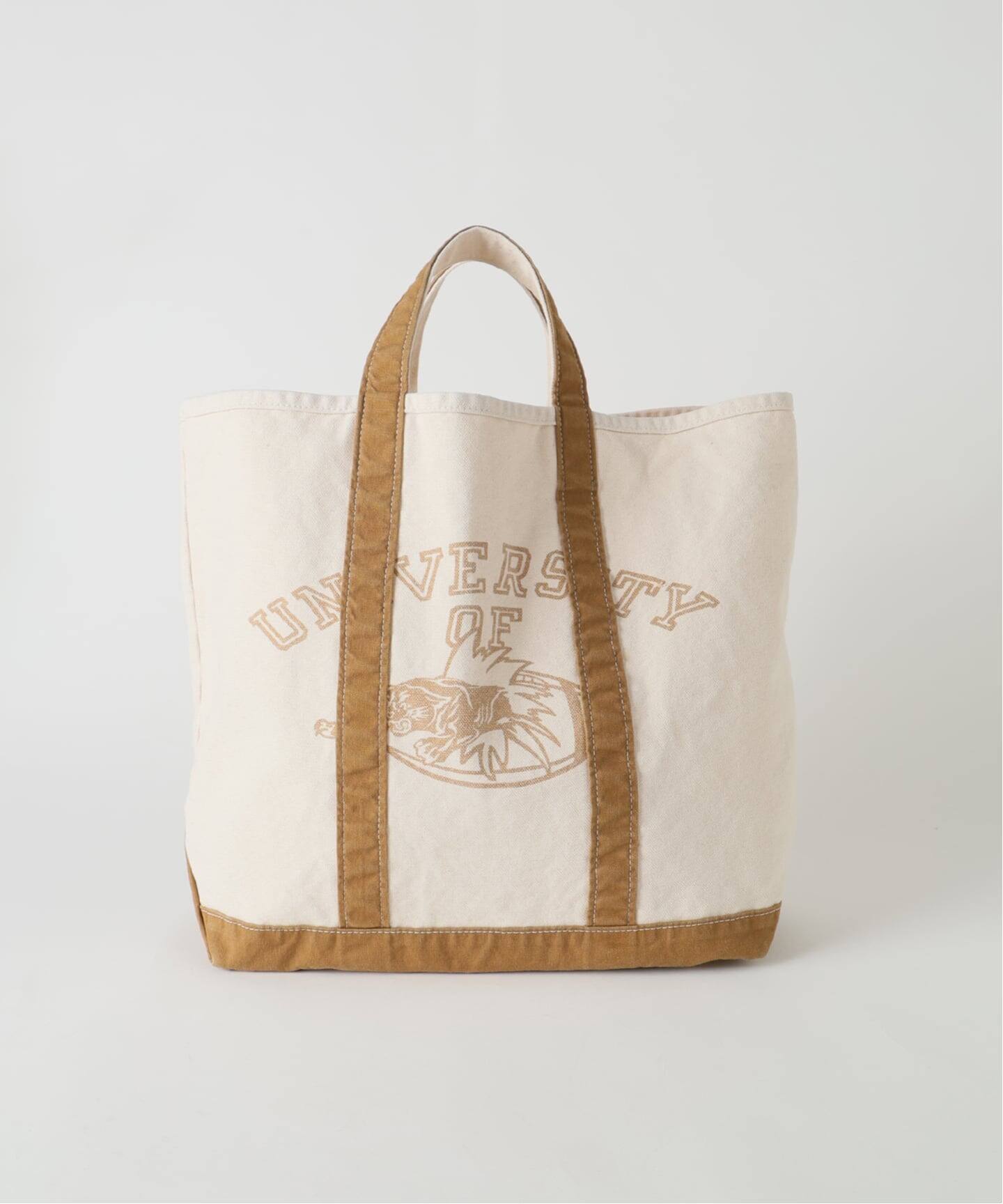 REMI RELIEF/レミ レリーフ】 TOTE BAG UNIVERSITY（トートバッグ）｜L 