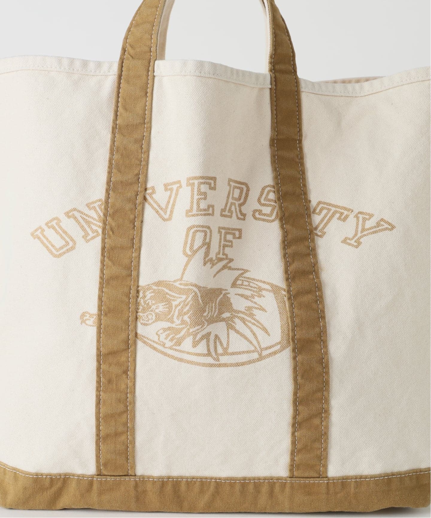 REMI RELIEF/レミ レリーフ】 TOTE BAG UNIVERSITY（トートバッグ）｜L